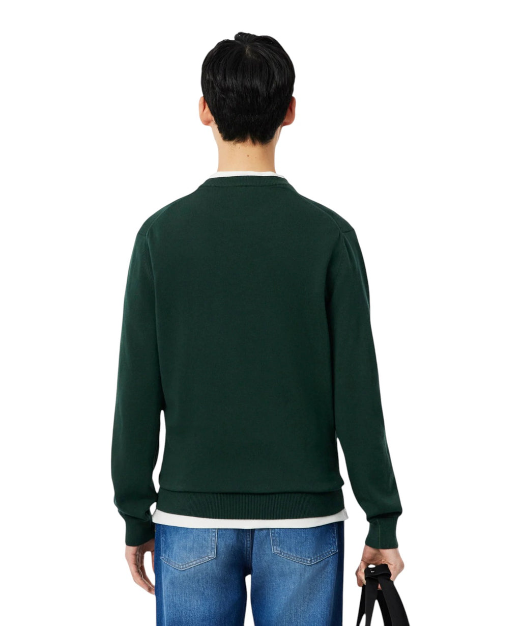 Lacoste Maglione Uomo Misto Lana per Comfort e Stile
