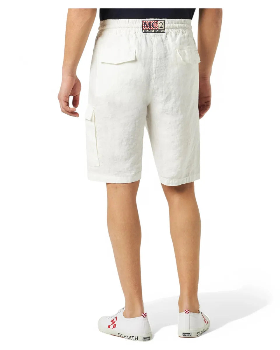 Bermuda Uomo in Lino Marseille-Mc2 Saint Barth-Shorts-Vittorio Citro Boutique
