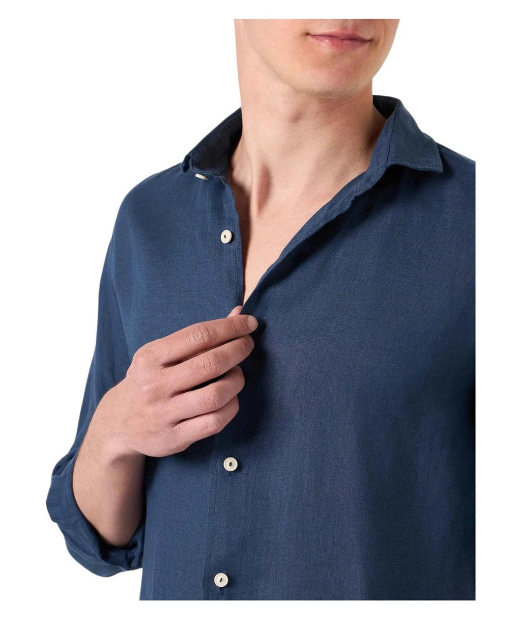 Camicia Pamplona Uomo in Lino-Mc2 Saint Barth-Camicie-Vittorio Citro Boutique