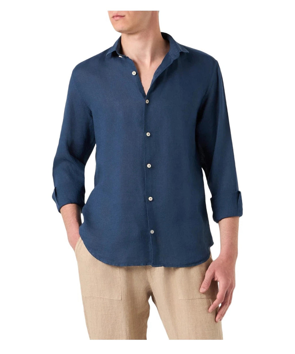 Camicia Pamplona Uomo in Lino-Mc2 Saint Barth-Camicie-Vittorio Citro Boutique