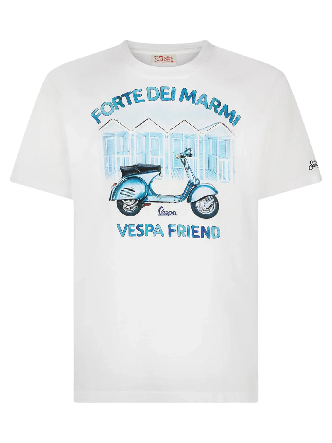 T-Shirt Uomo Cotone Edizione Speciale Vespa®: Forte dei Marmi Style-Mc2 Saint Barth-T-shirt-Vittorio Citro Boutique