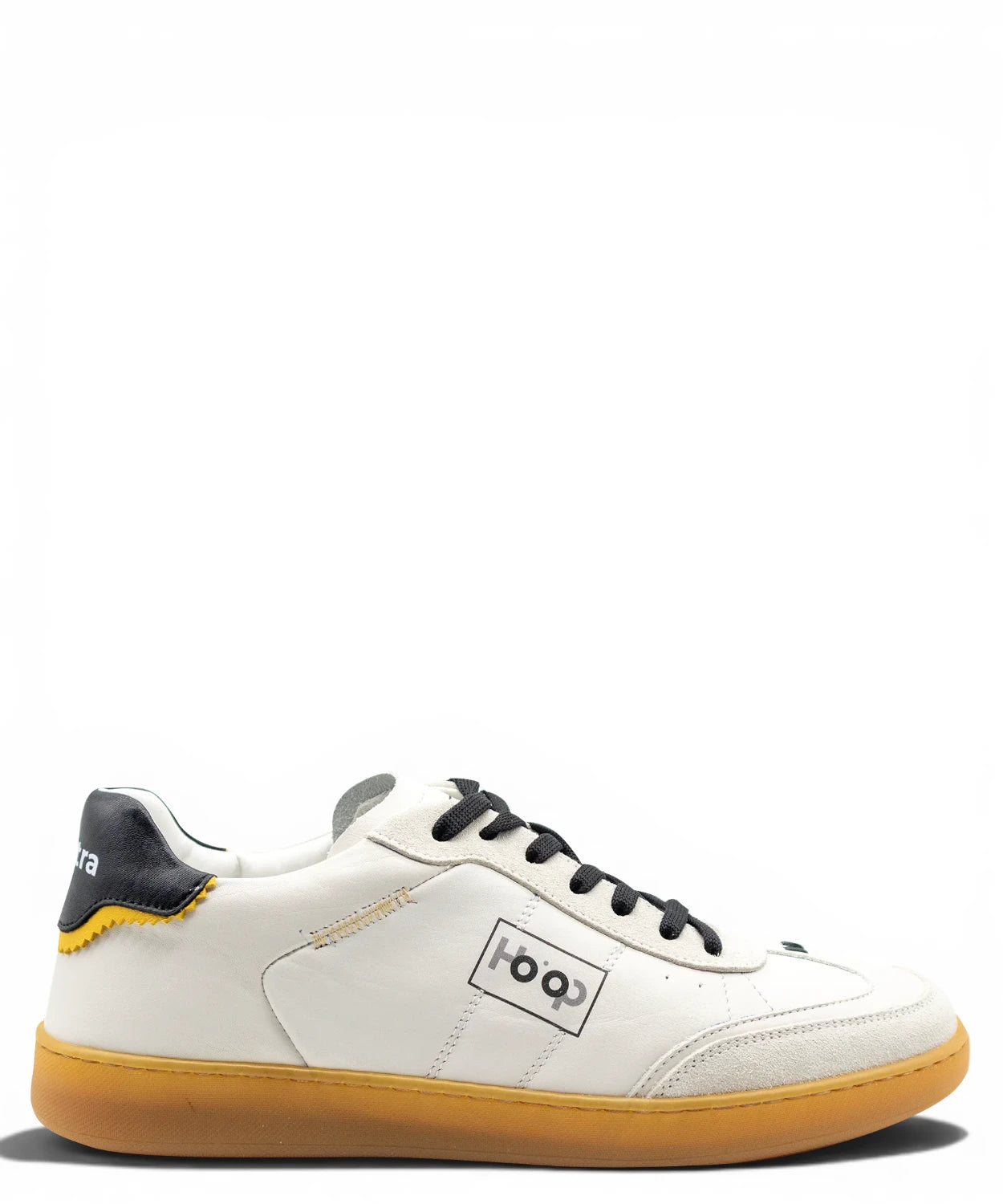 Sneakers Ho’op Mantra Offwhite Black Yellow - Pelle Nappa