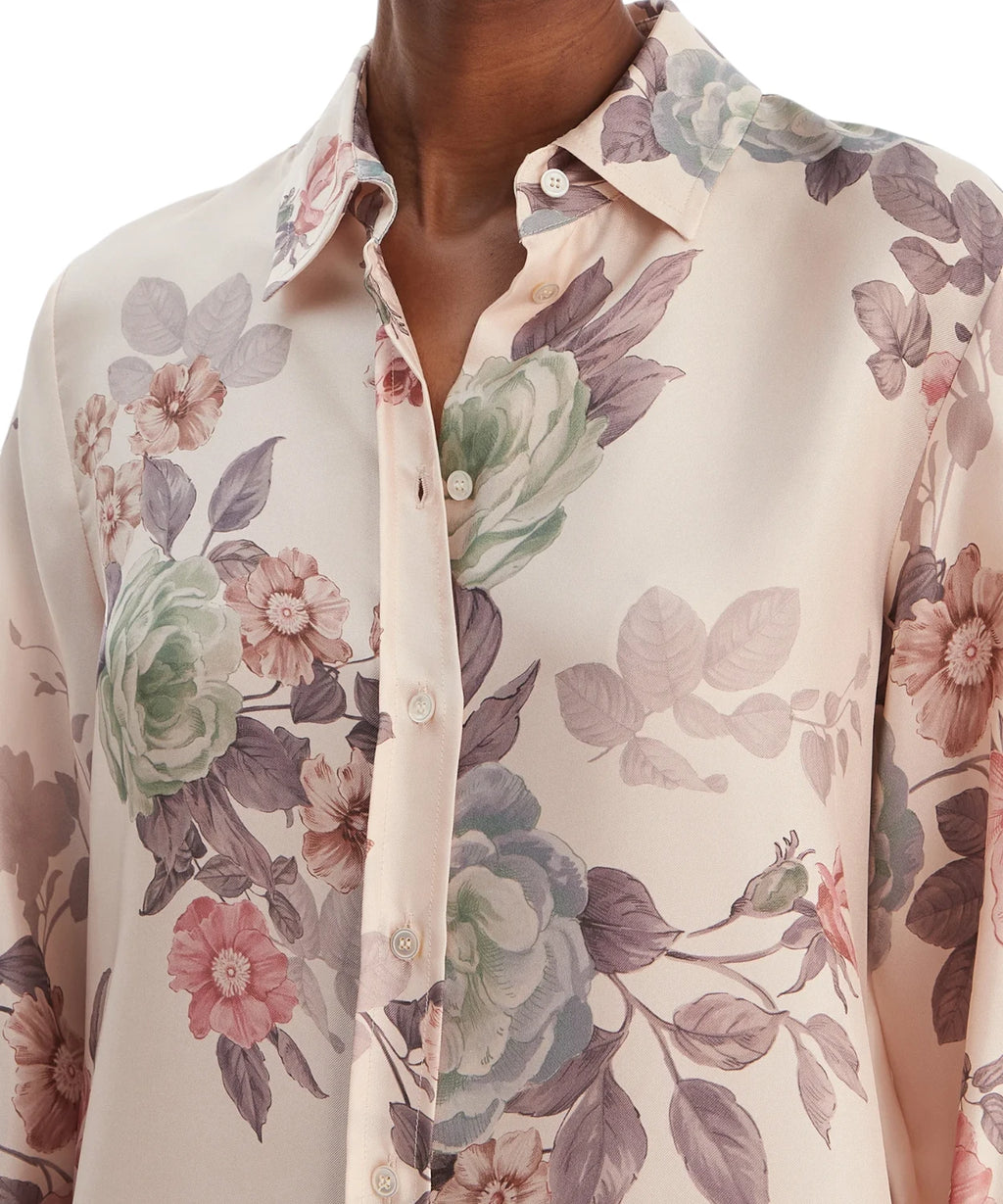 Camicia Marella SALVE in Seta con Stampa Floreale