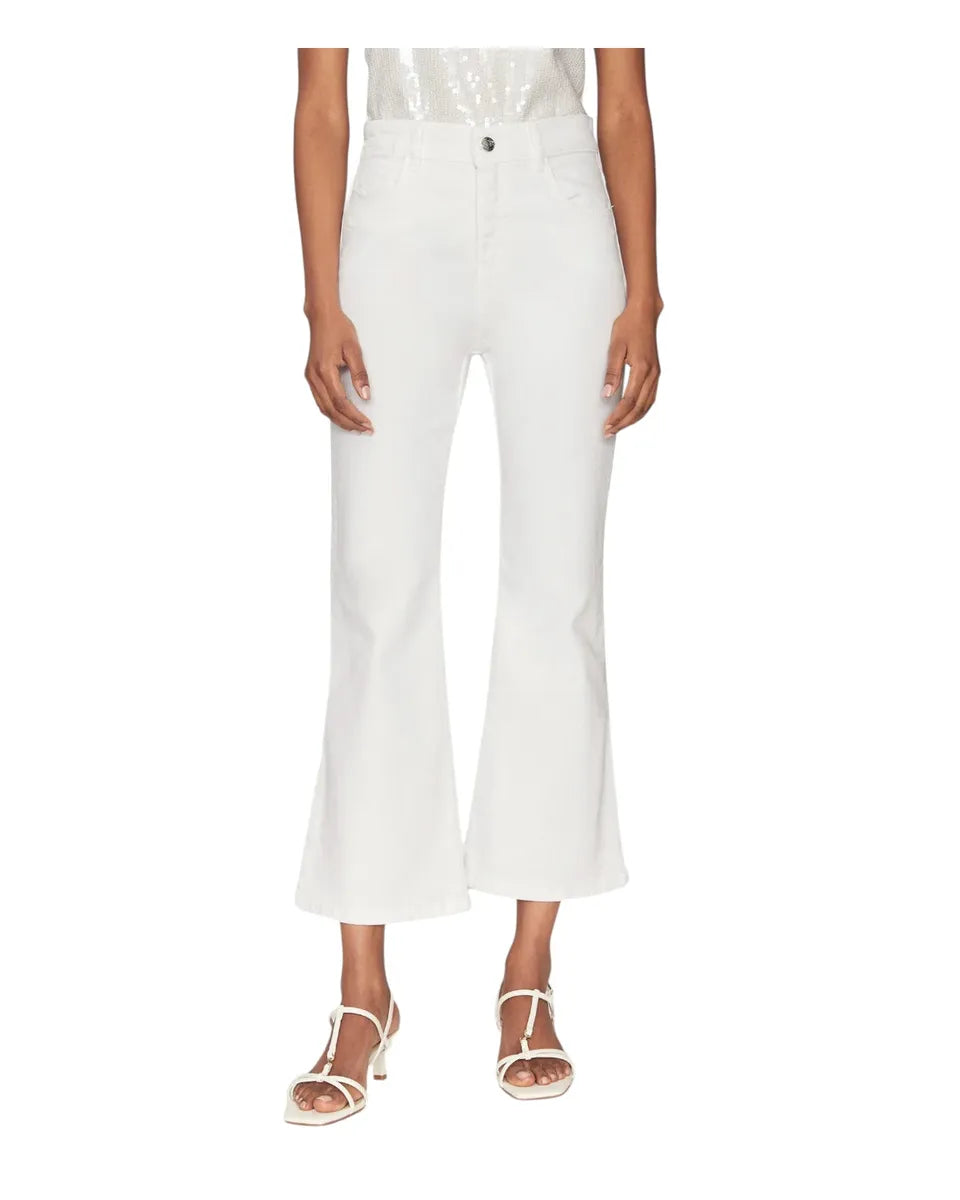 Jeans Kerry Zampetta Flare Crop in Bull Stretch-Marella-Jeans-Vittorio Citro Boutique