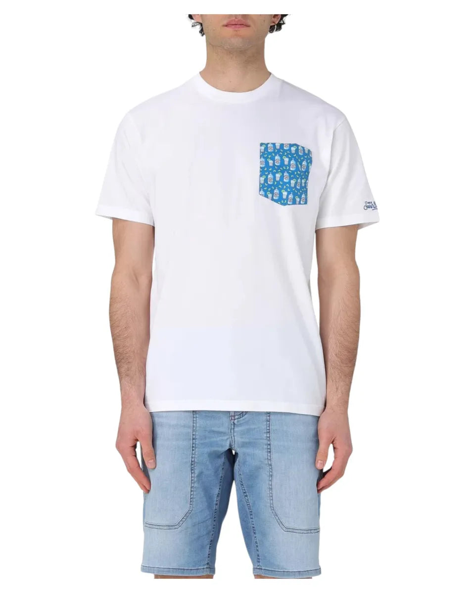 T-shirt con Taschino Stampa Gin-Mc2 Saint Barth-T-shirt-Vittorio Citro Boutique