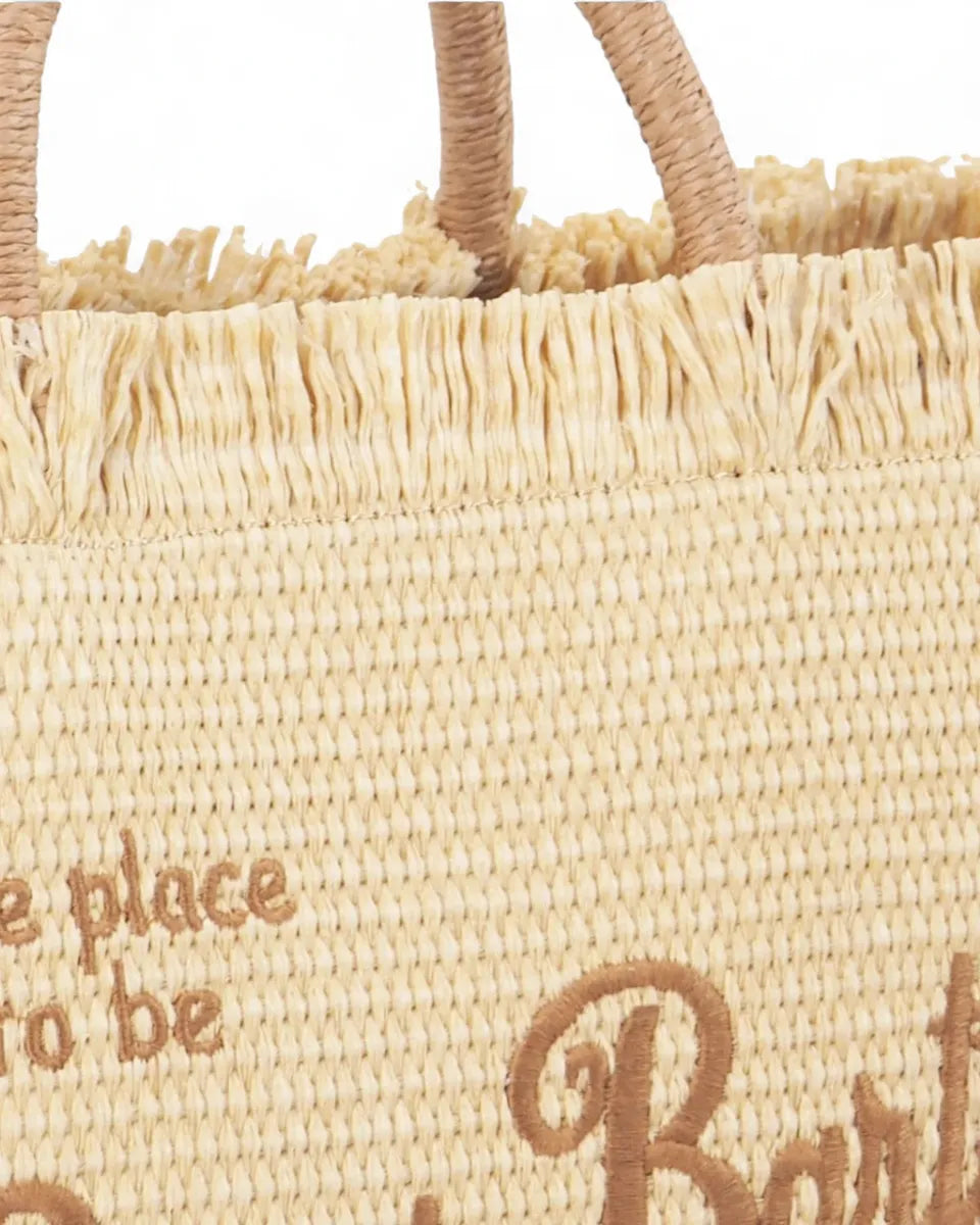 Borsa da spiaggia Colette con frange-Borse a mano-Mc2 Saint Barth-Vittorio Citro Boutique