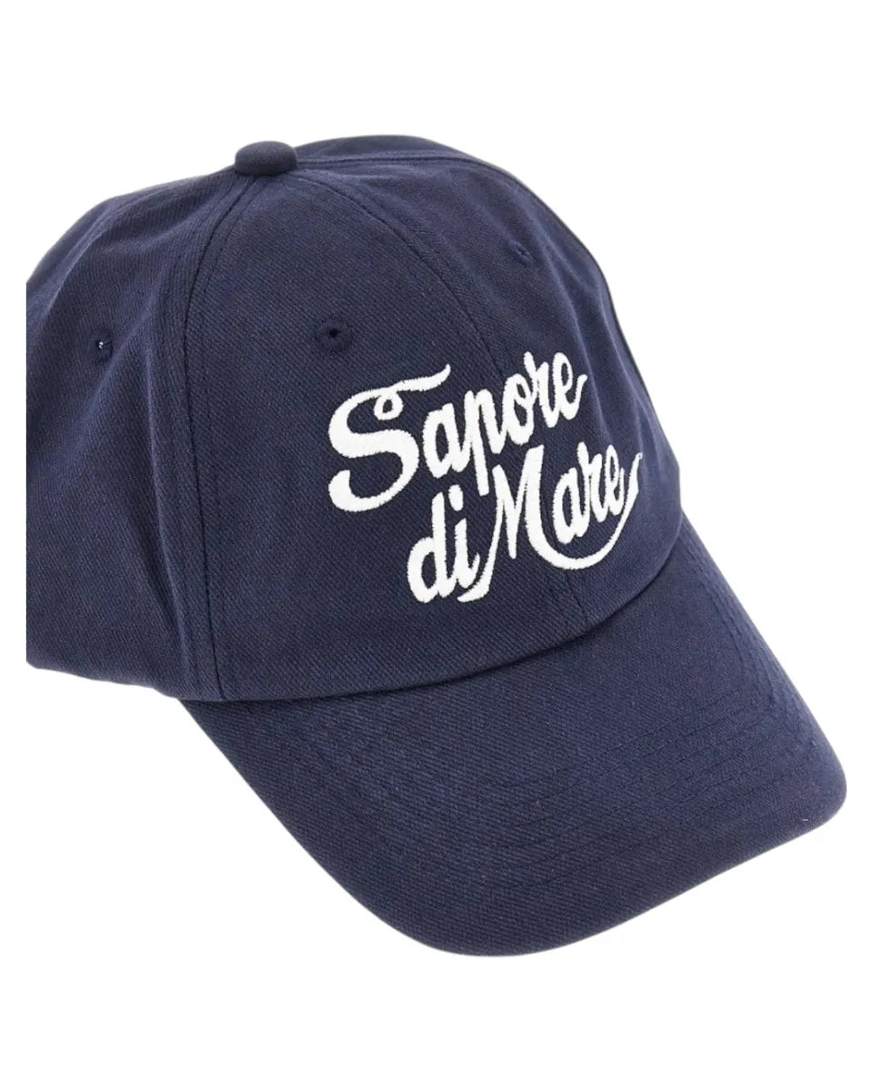 Cappello da Baseball in Cotone con Ricamo "Sapore di Mare"-Mc2 Saint Barth-Cappelli-Vittorio Citro Boutique