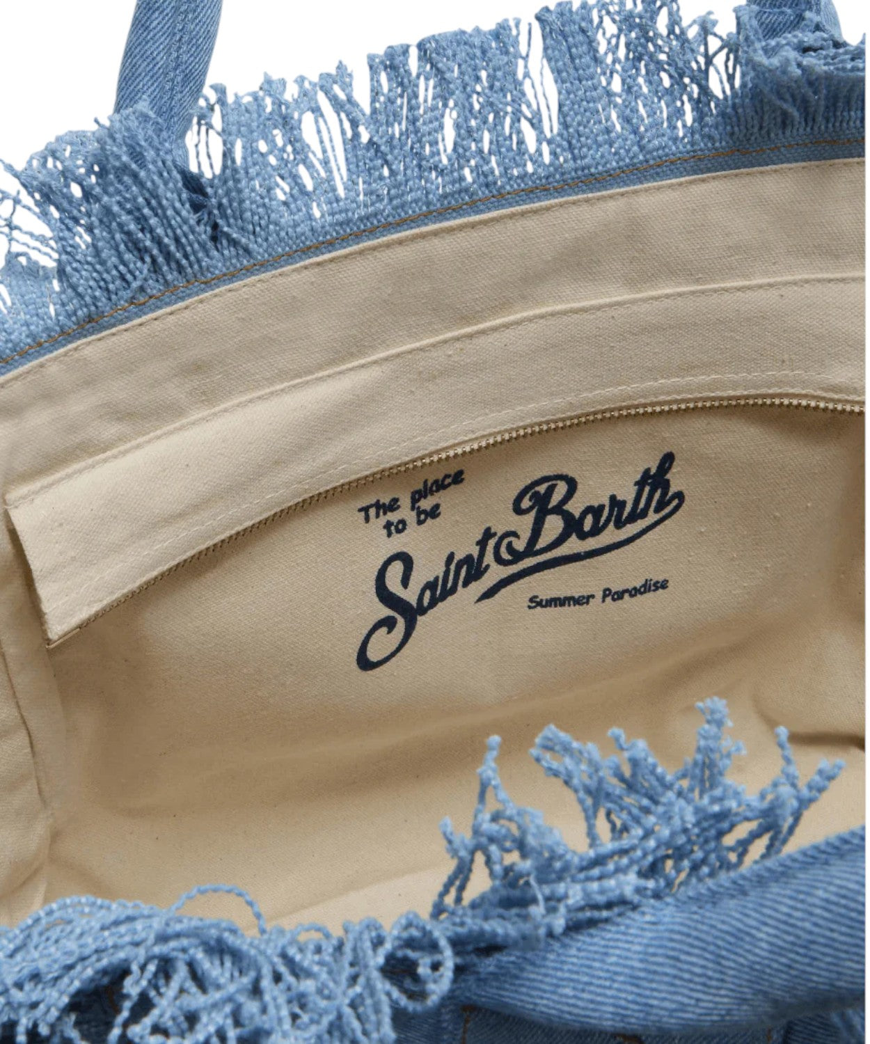 Vanity tas in denim MC2 Saint Barth voor dames