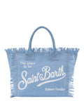 Vanity tas in denim MC2 Saint Barth voor dames