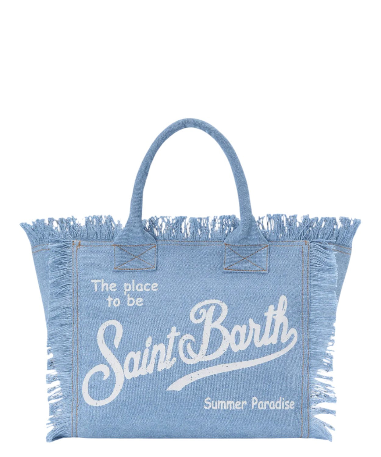 Vanity tas in denim MC2 Saint Barth voor dames