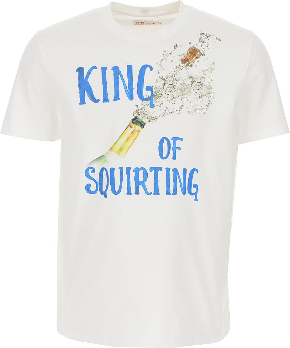 t-shirt stampa champagne-T-shirt-Mc2 Saint Barth-Vittorio Citro Boutique