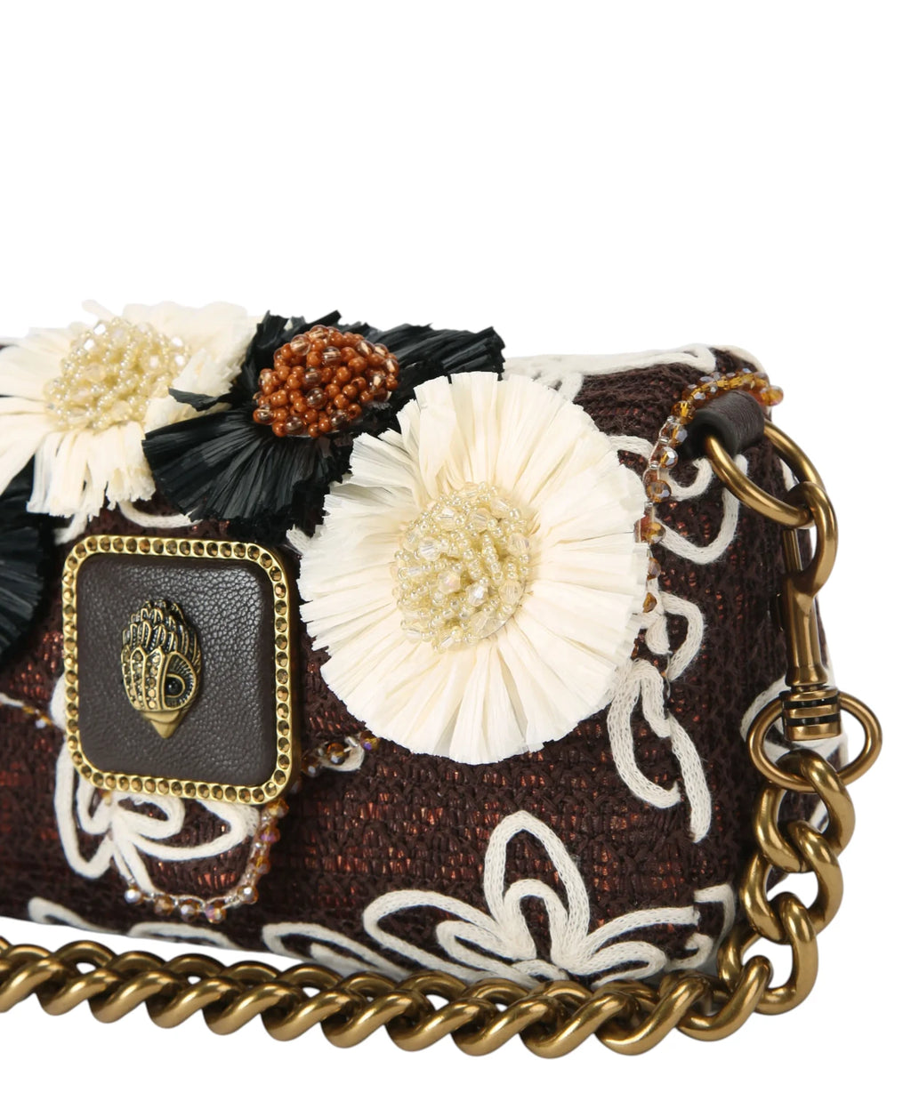 Borsa Mini Pimlico Kurt Geiger con Ricamo Floreale