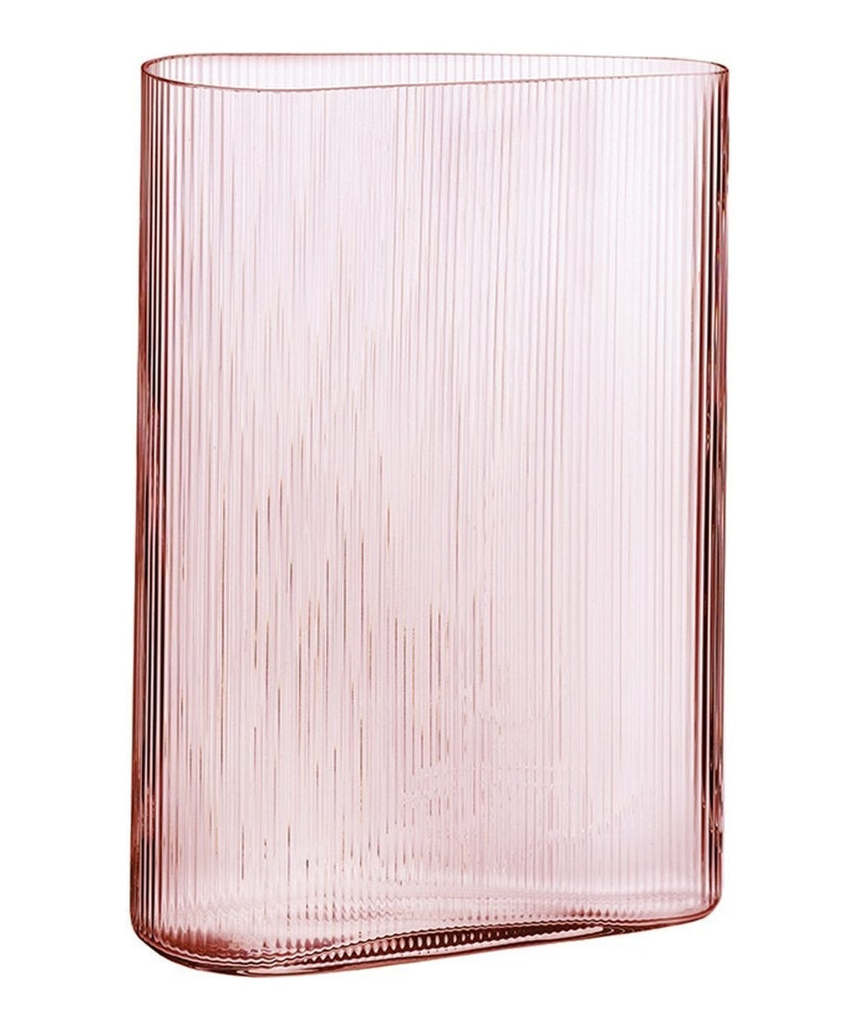 Vaso Mist basso rosa antico NUDE in cristallo senza piombo