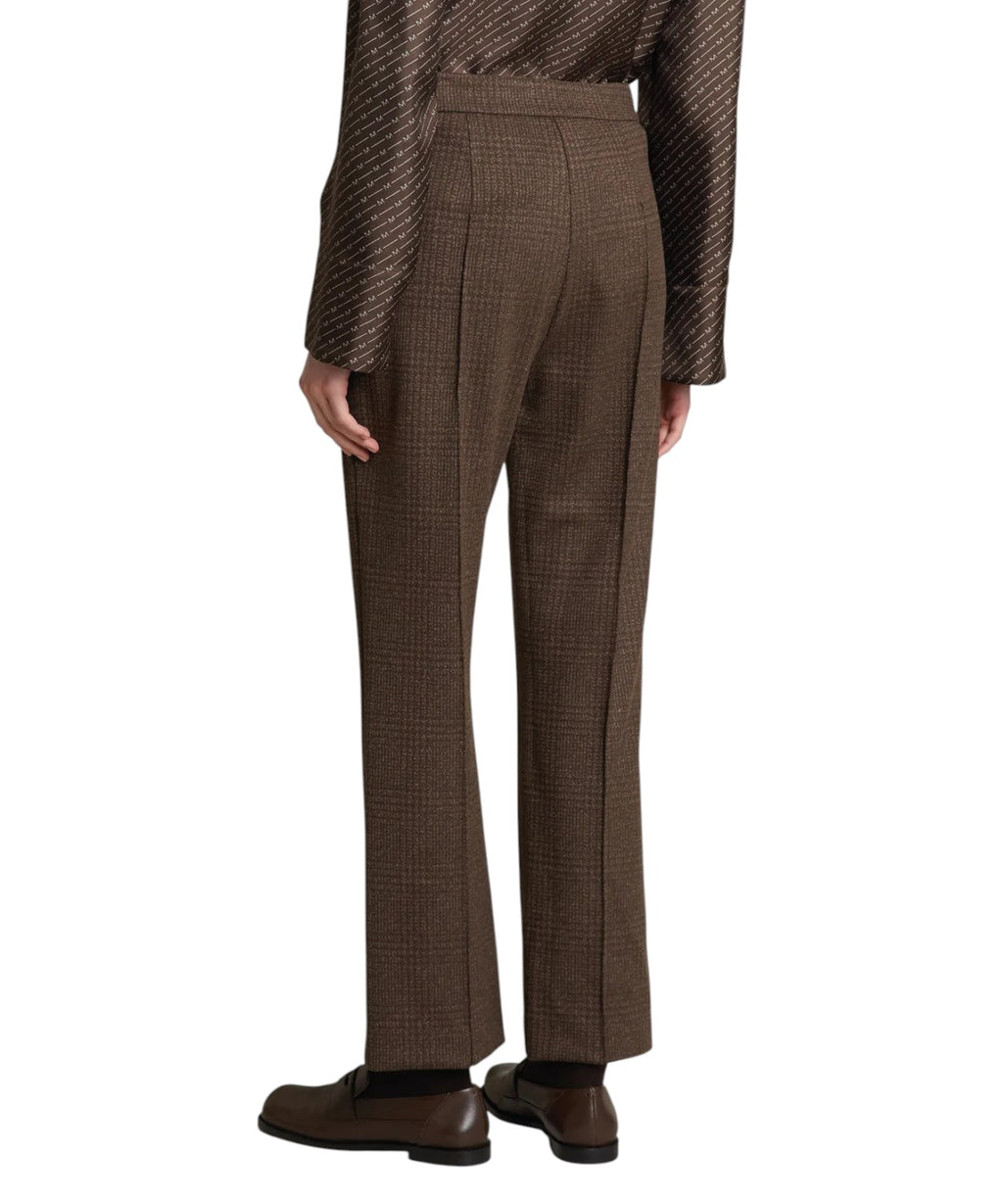 MM Max Mara Hosen im Glencheck-Muster, Cropped