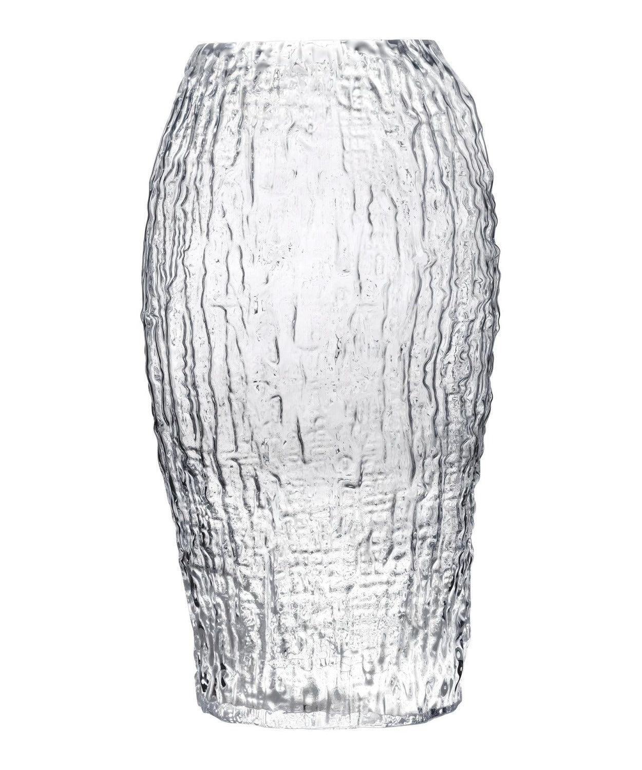 Vaso Molten grande NUDE in cristallo senza piombo
