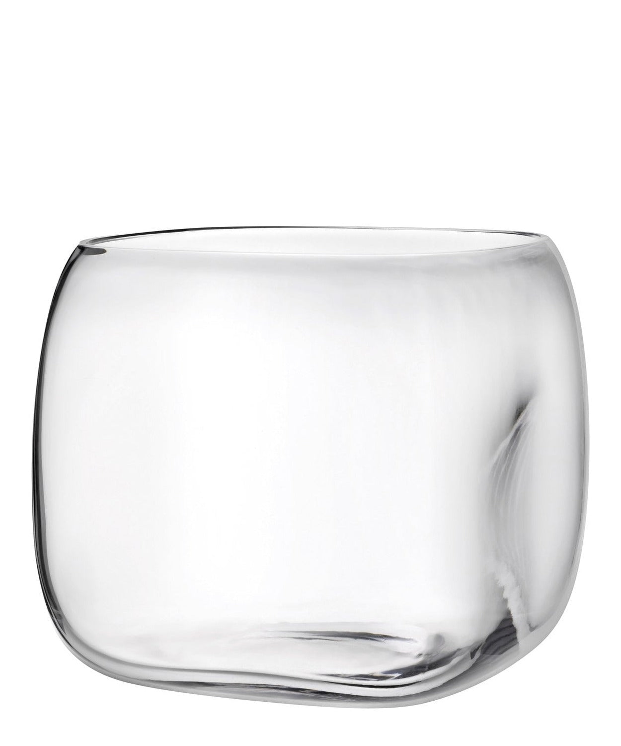 Vaso Mono Box grande NUDE in cristallo senza piombo