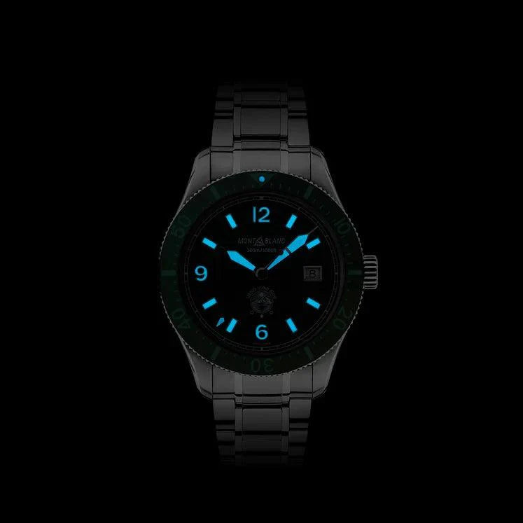 Montblanc 1858 Ice Sea automatico orologio 41mm verde