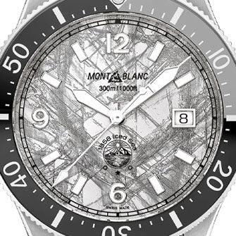 Montblanc 1858 Iced Sea automatisch horloge 41mm grijs