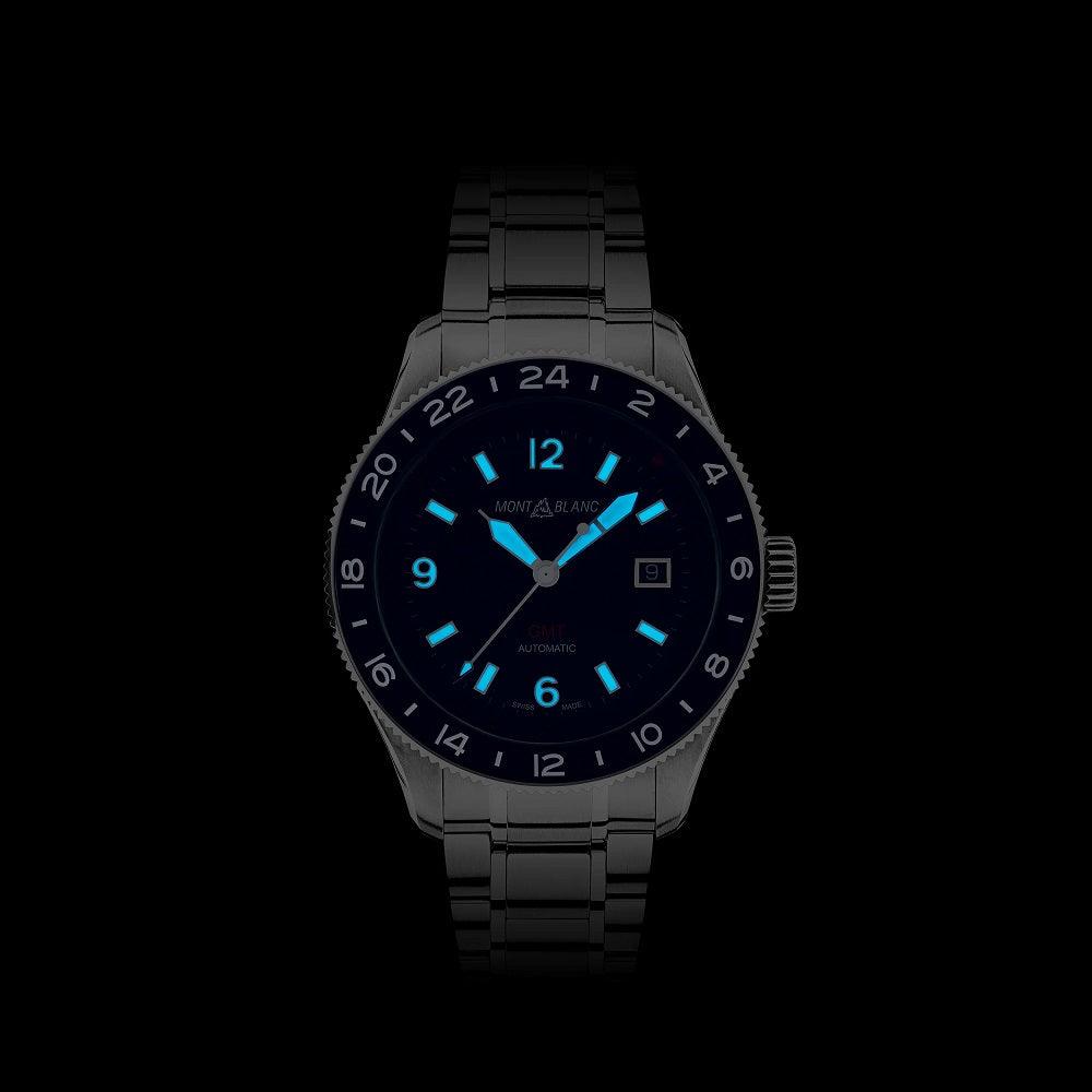 Montblanc 1858 Iced Sea automatisch horloge 41mm grijs