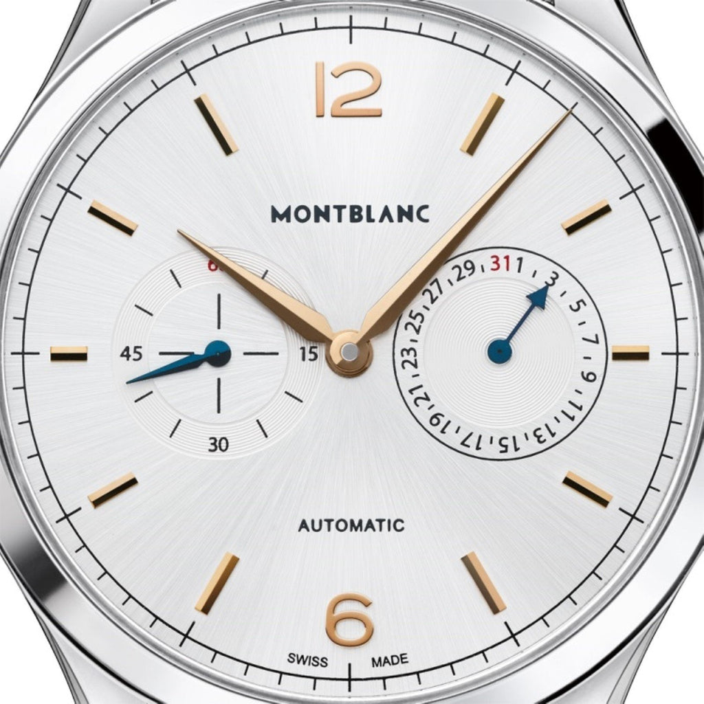 Reloj Montblanc Heritage Chronometrie 40mm Plata Automático