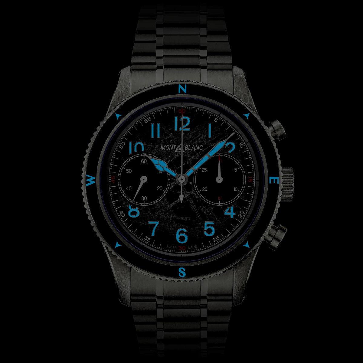 Orologio Montblanc 1858 Automatic Chronograph 42mm in Acciaio