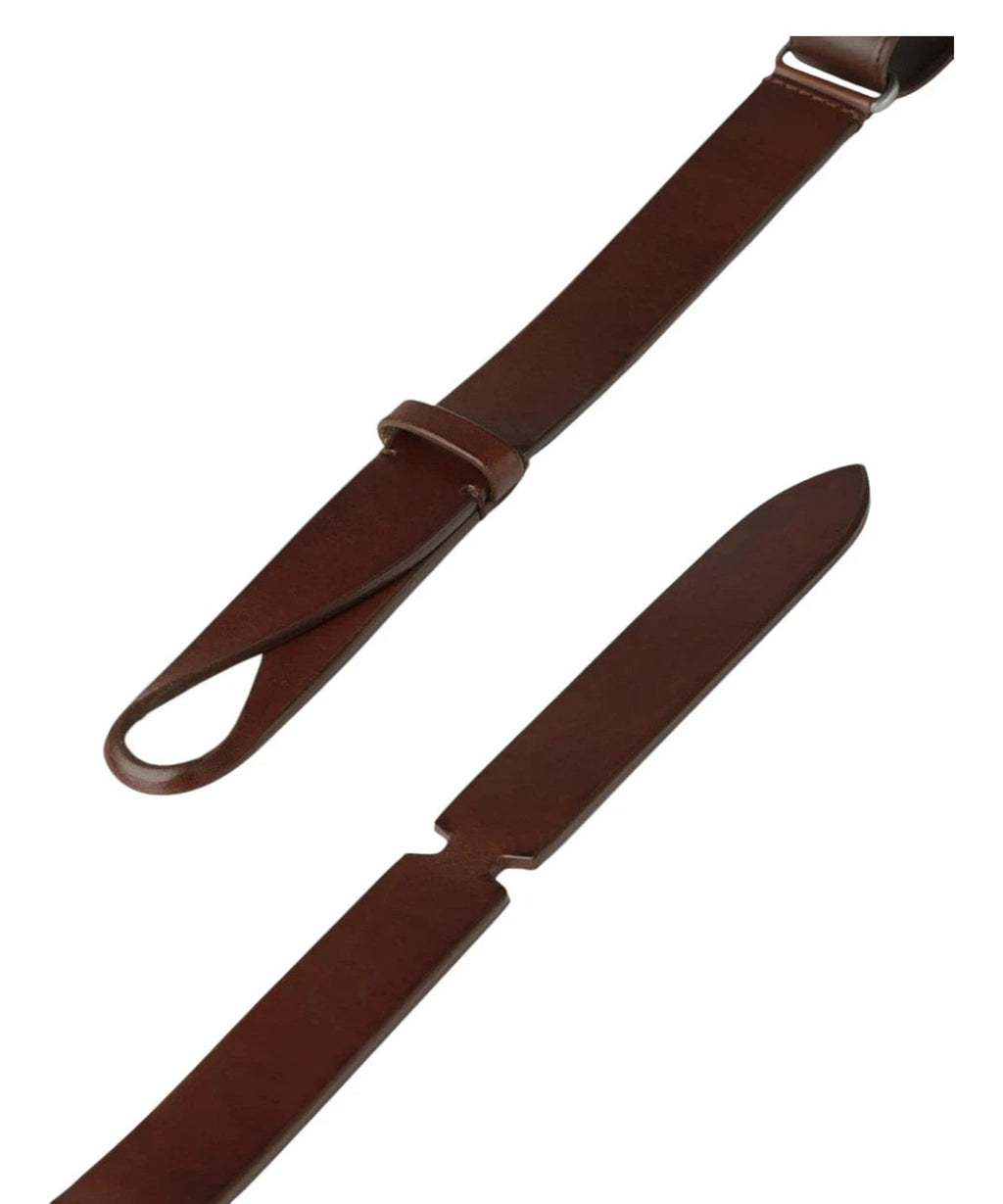 Cintura Nobuckle Bull in Cuoio 12