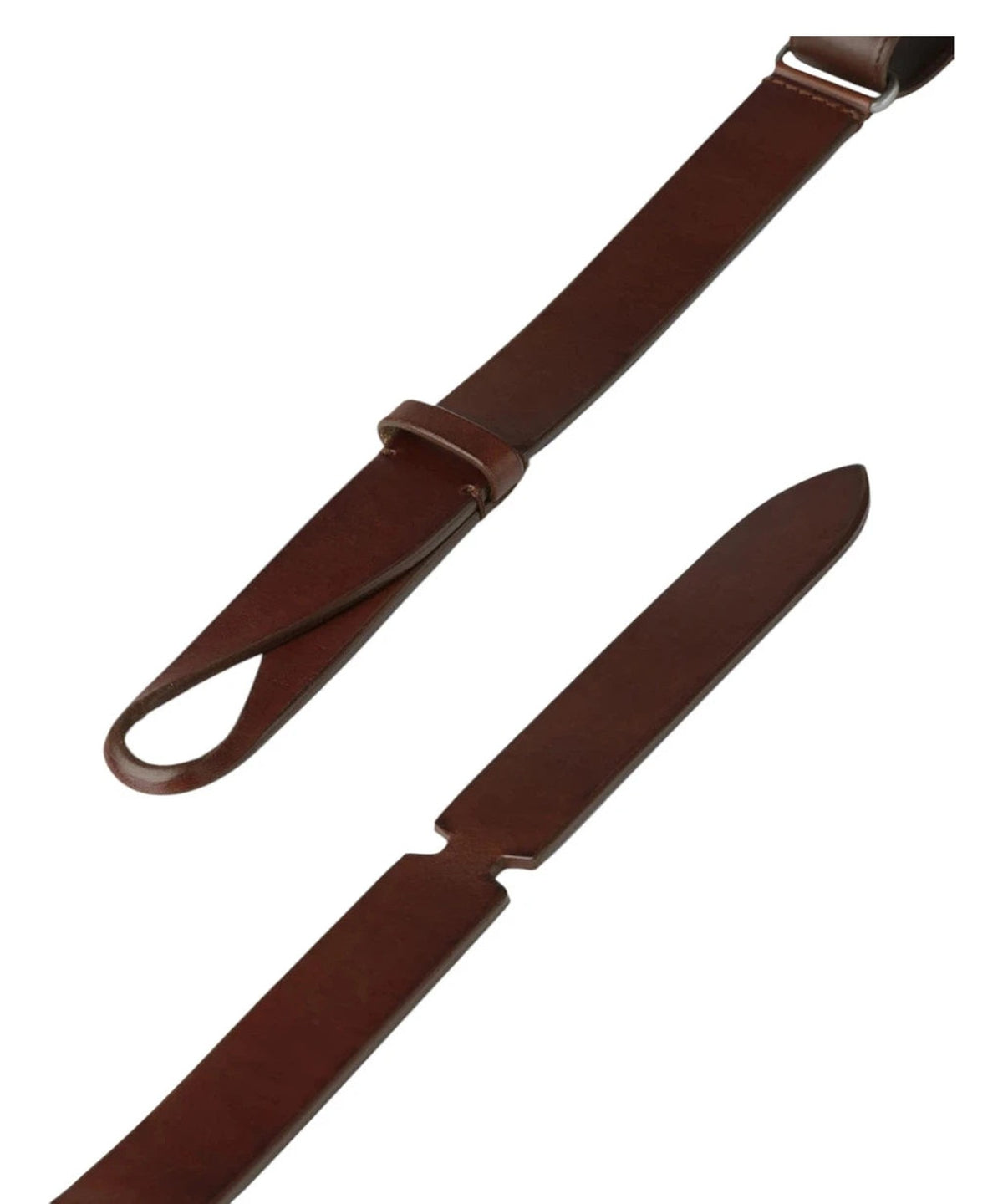 Cintura Nobuckle Bull in Cuoio 12
