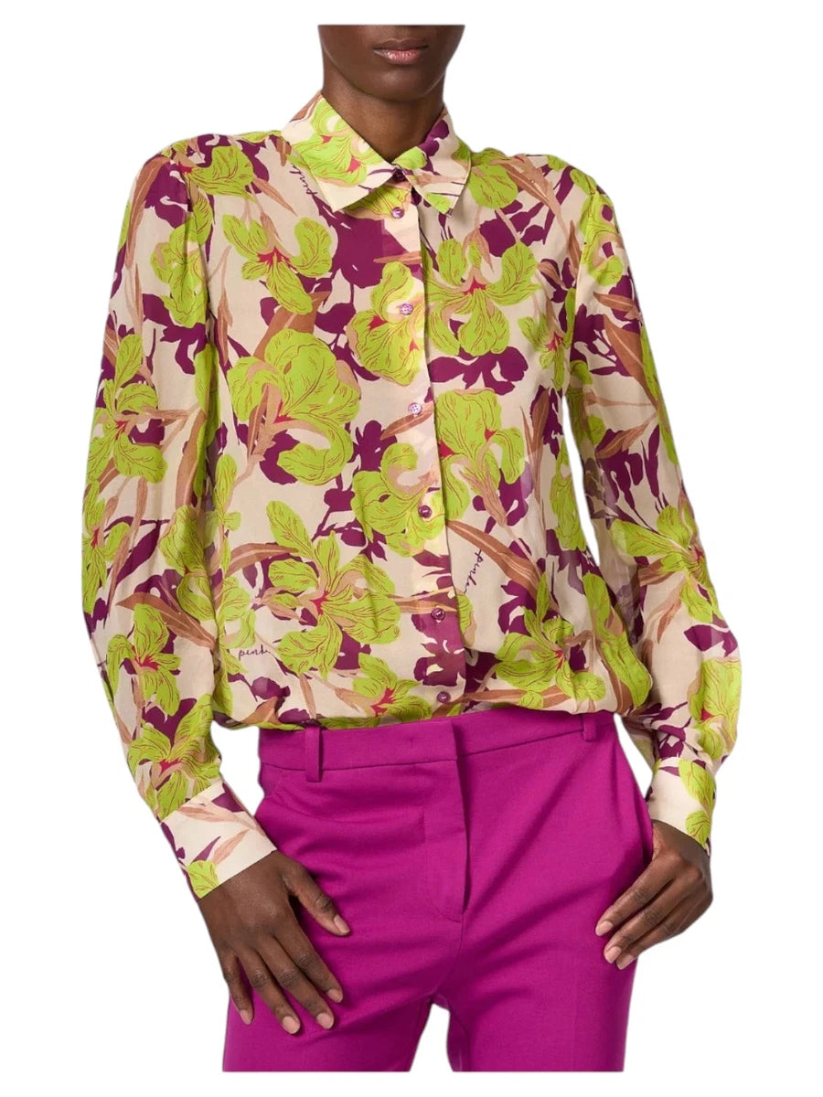Smorzare camicia floreale-Camicie-Pinko-Vittorio Citro Boutique