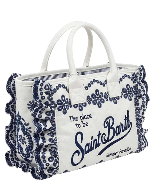 Vanity tas MC2 Saint Barth in sangallo kant