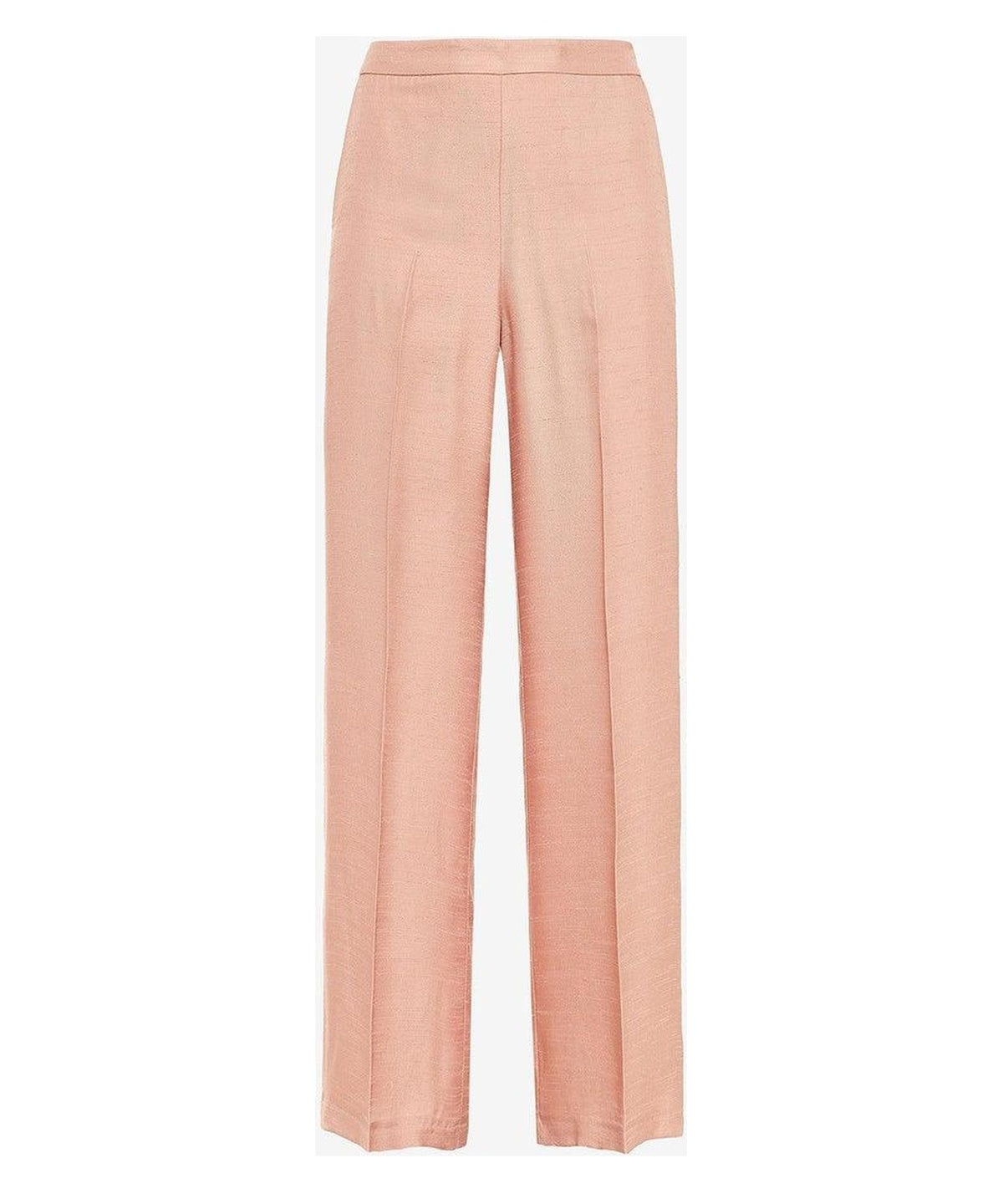 Pantalone Donna Gamba Dritta in Cady Fiammato 1
