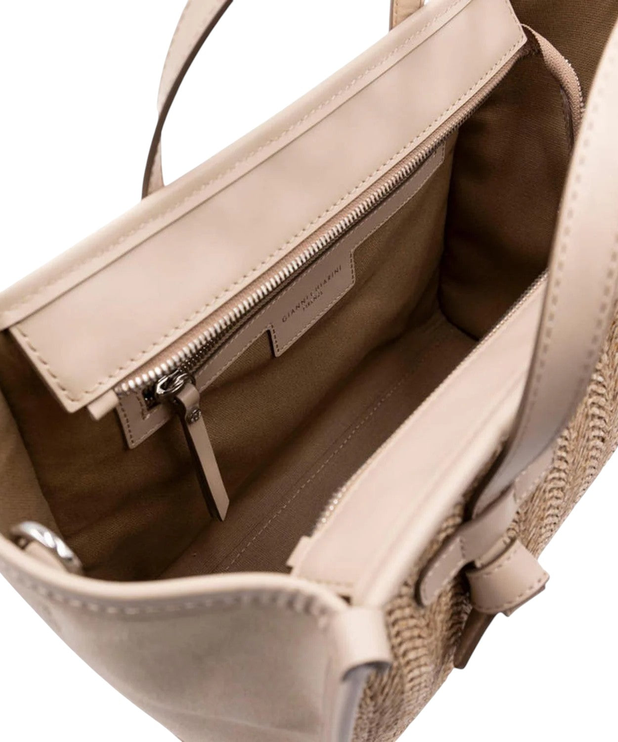 Borsa estate Gianni Chiarini Miss Marcella 32 in paglia e Suede