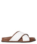Sandali Donna Max Mara Peonie con Ricamo e Fasce Incrociate