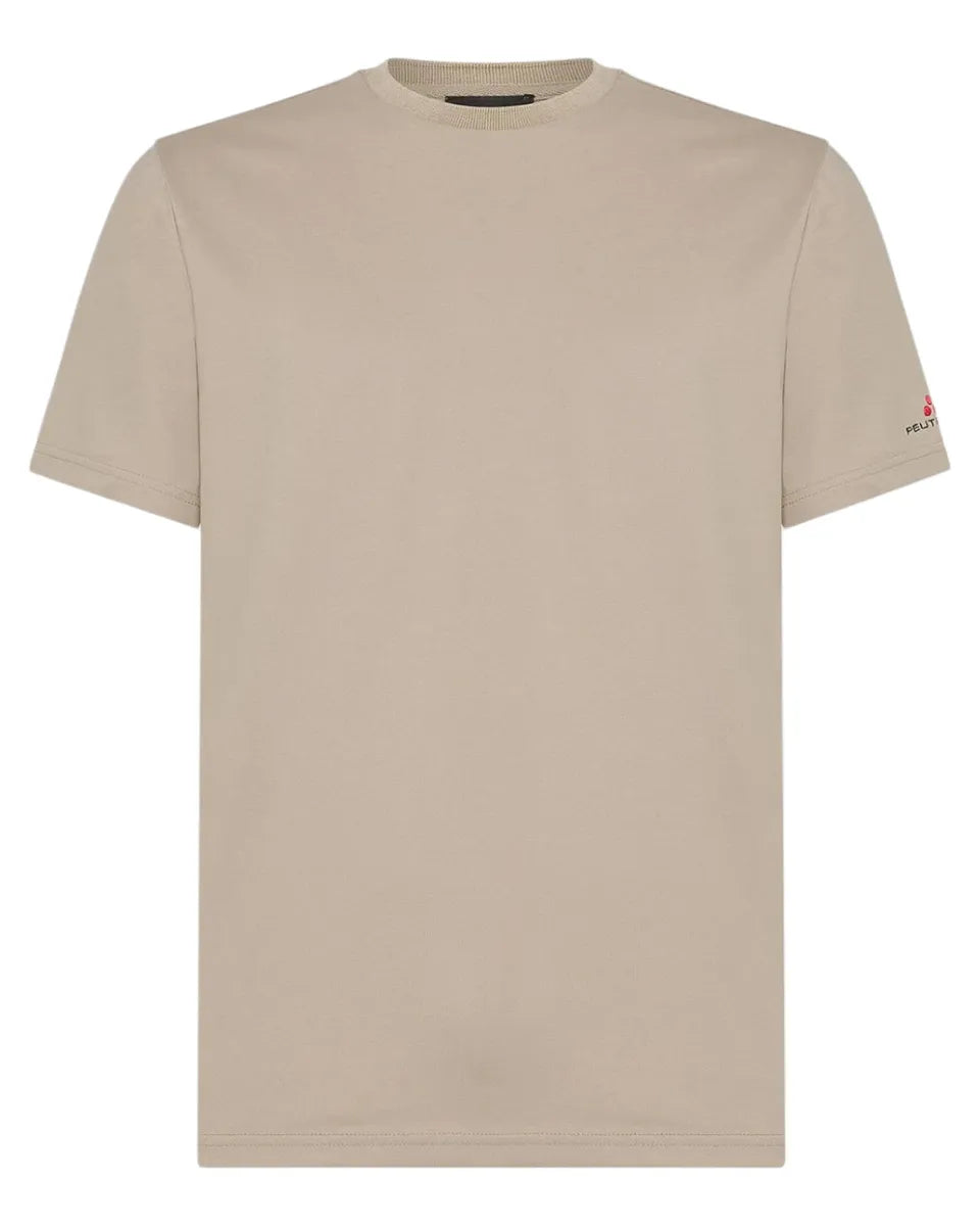 T-shirt Zole 02 in Cotone e Seta-Peuterey-T-shirt-Vittorio Citro Boutique