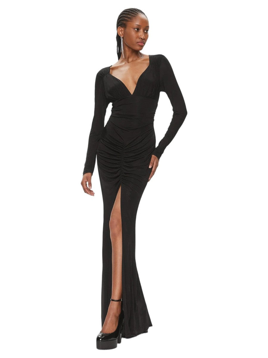 Abito lungo Busetto con scollo a V-Pinko-Abiti-Vittorio Citro Boutique