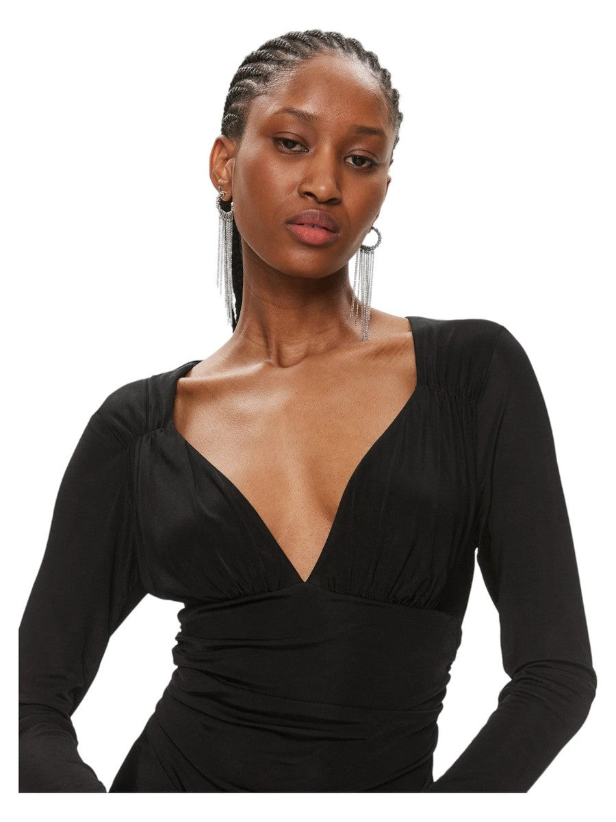 Abito lungo Busetto con scollo a V-Pinko-Abiti-Vittorio Citro Boutique