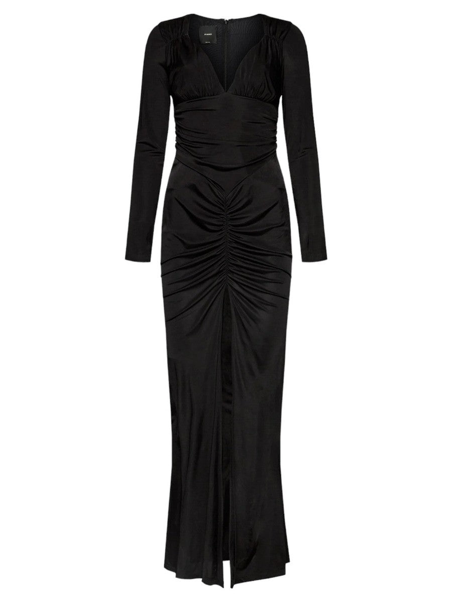 Abito lungo Busetto con scollo a V-Pinko-Abiti-Vittorio Citro Boutique