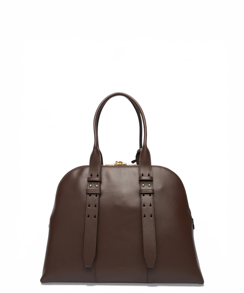 Borsa Bowling Medium Pinko con Zip