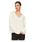 Maglione scollo a V salmone-Pinko-Maglieria-Vittorio Citro Boutique