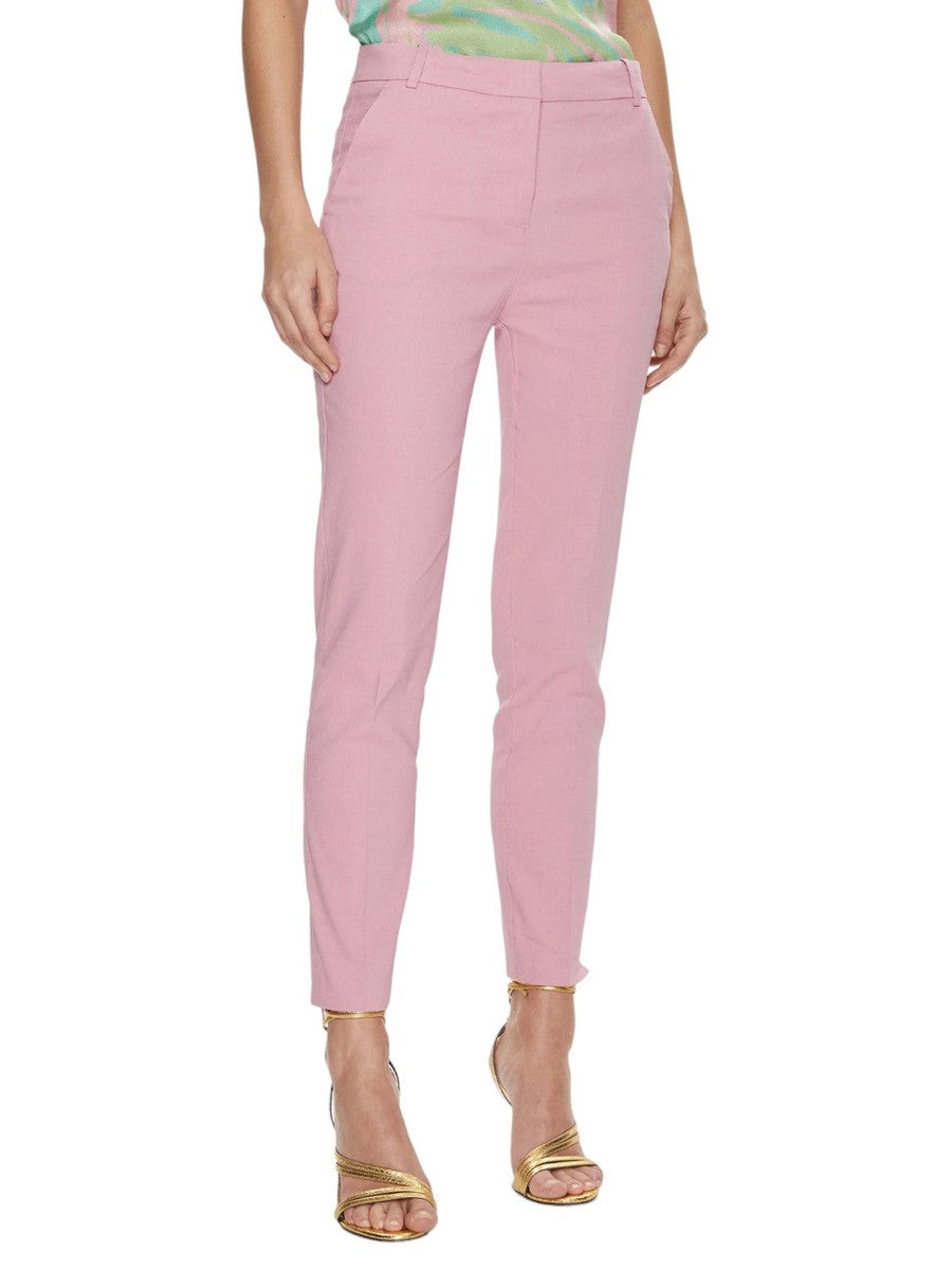 Pantalone Bello Cigarette-Fit in Lino Stretch-Pinko-Pantaloni-Vittorio Citro Boutique