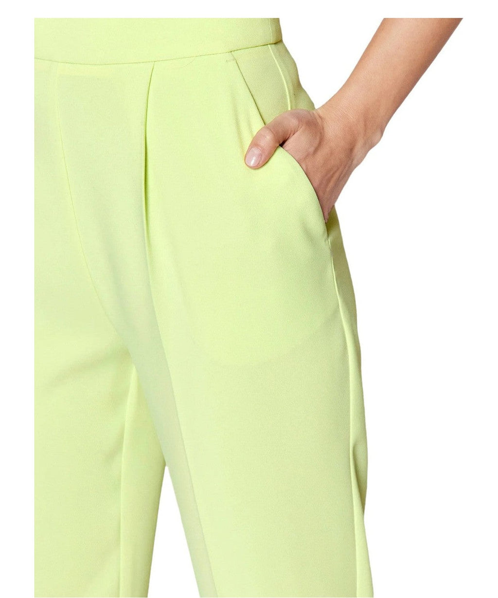 Pantaloni a vita alta in crêpe stretch 4