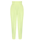 Pantaloni a vita alta in crêpe stretch 1