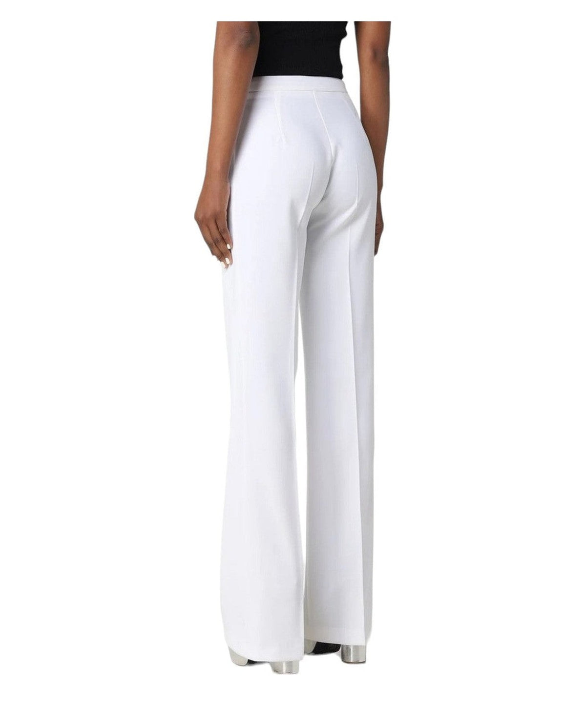 Pantaloni Hulka Flare-Fit in Crêpe-Pinko-Pantaloni-Vittorio Citro Boutique