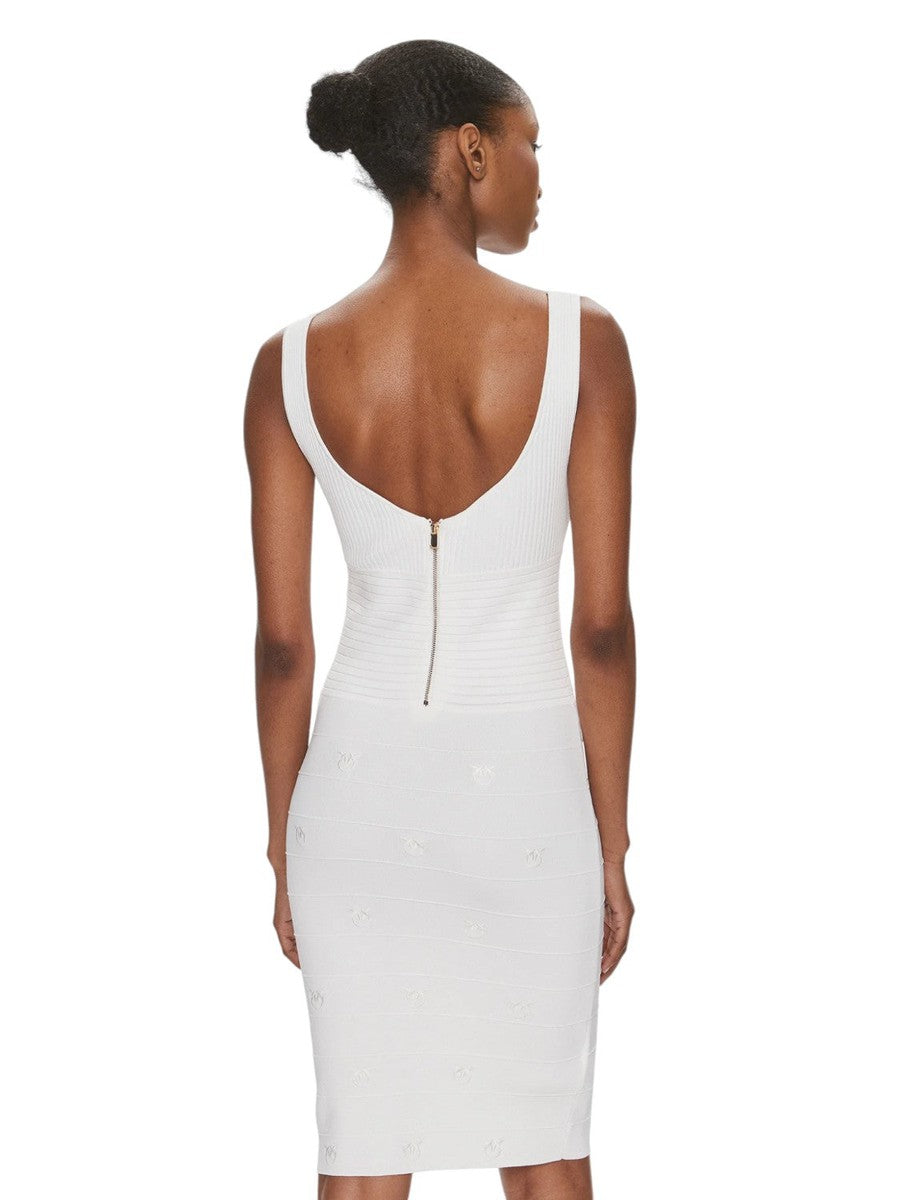 Mini Abito Jacquard Love Birds Cactus-Pinko-Abiti-Vittorio Citro Boutique