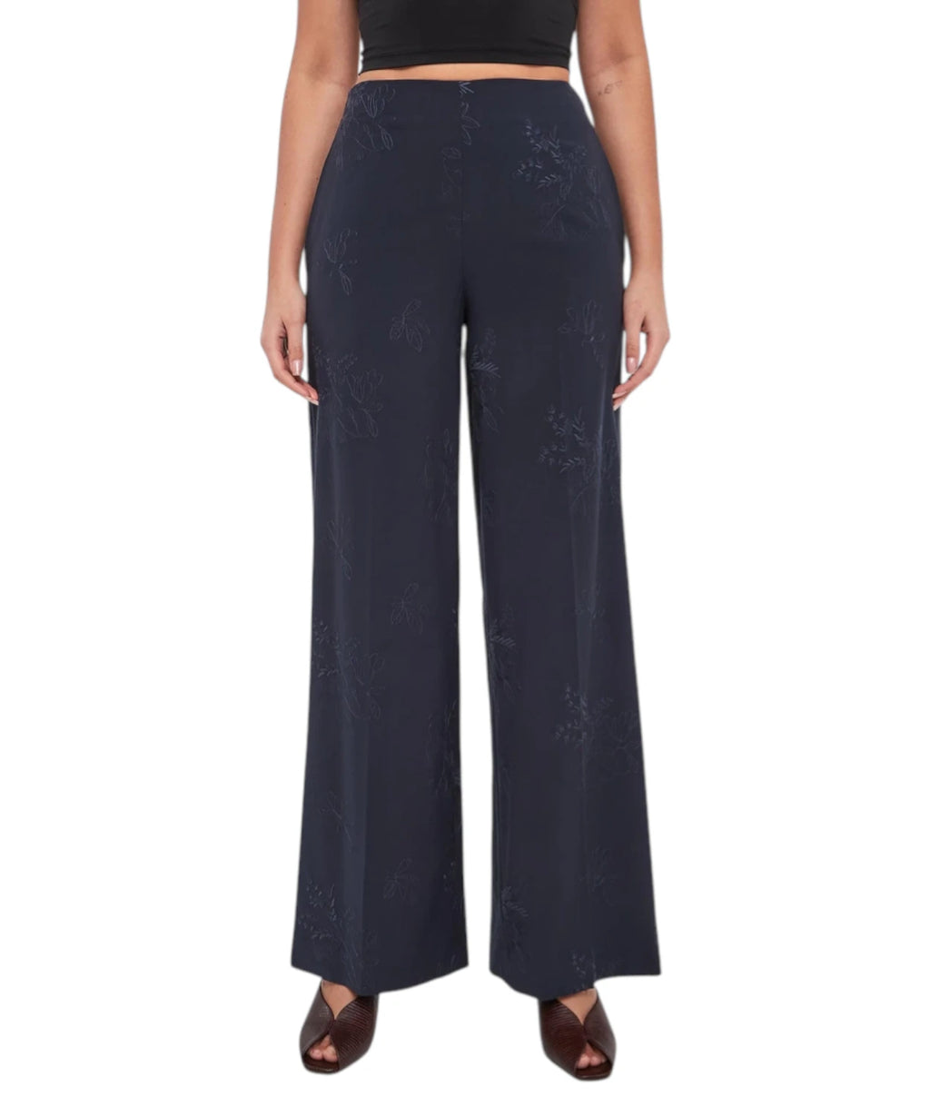 Pantaloni Palazzo Eleganti Ricamati Twinset