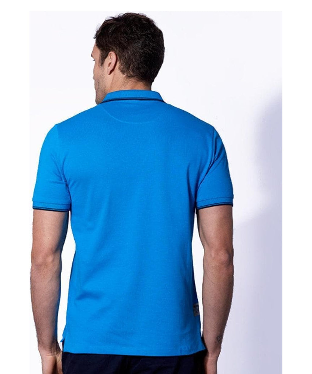 Polo in piquet  con logo st. barth check 13