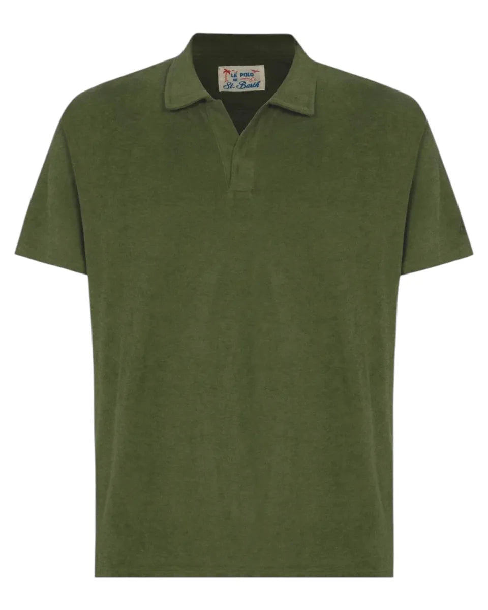 Polo Uomo in Jersey di Cotone Brighton Tinta in Capo-Mc2 Saint Barth-Polo-Vittorio Citro Boutique
