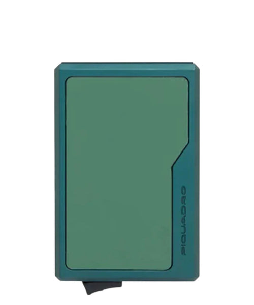 Portacarte Piquadro MagSafe RFID in Pelle e Alluminio