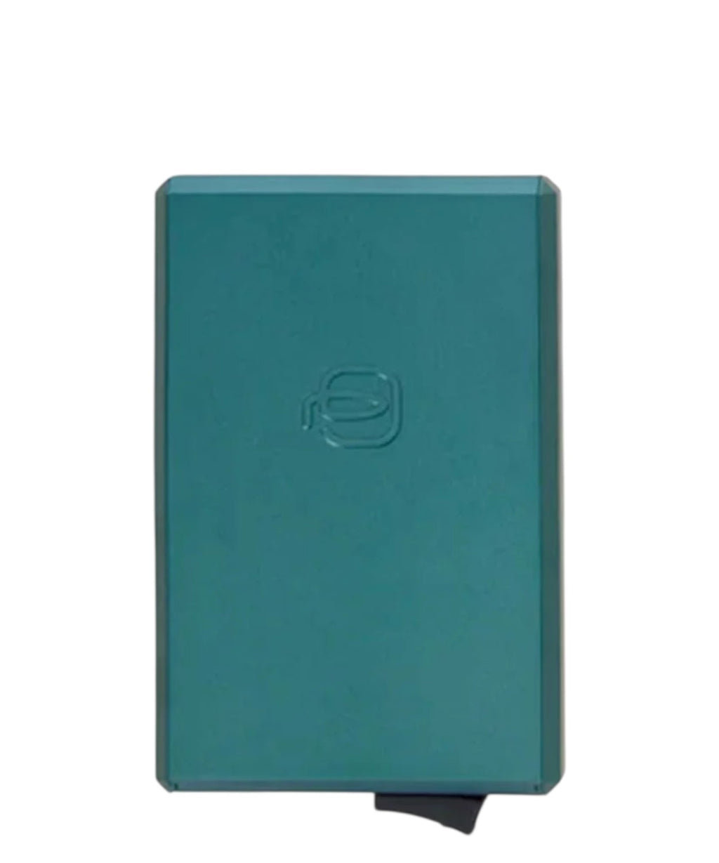Portacarte Piquadro MagSafe RFID in Pelle e Alluminio