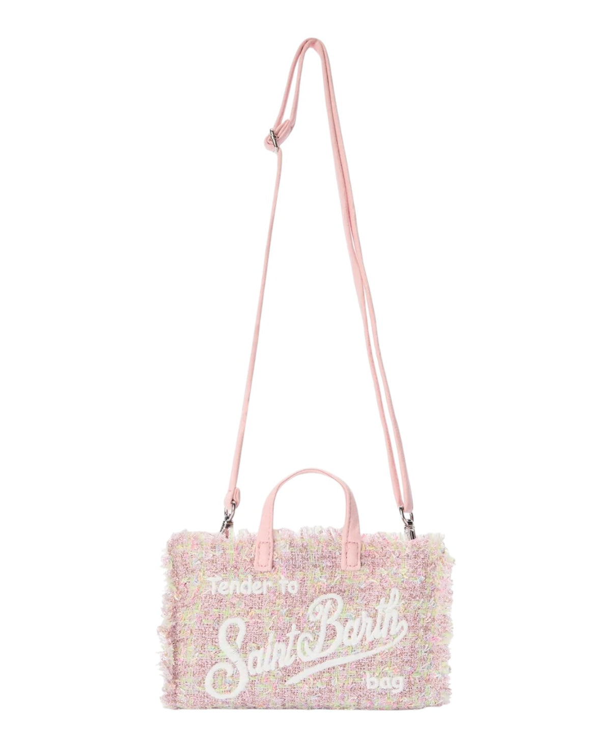 Telefoontas van tweed en lurex