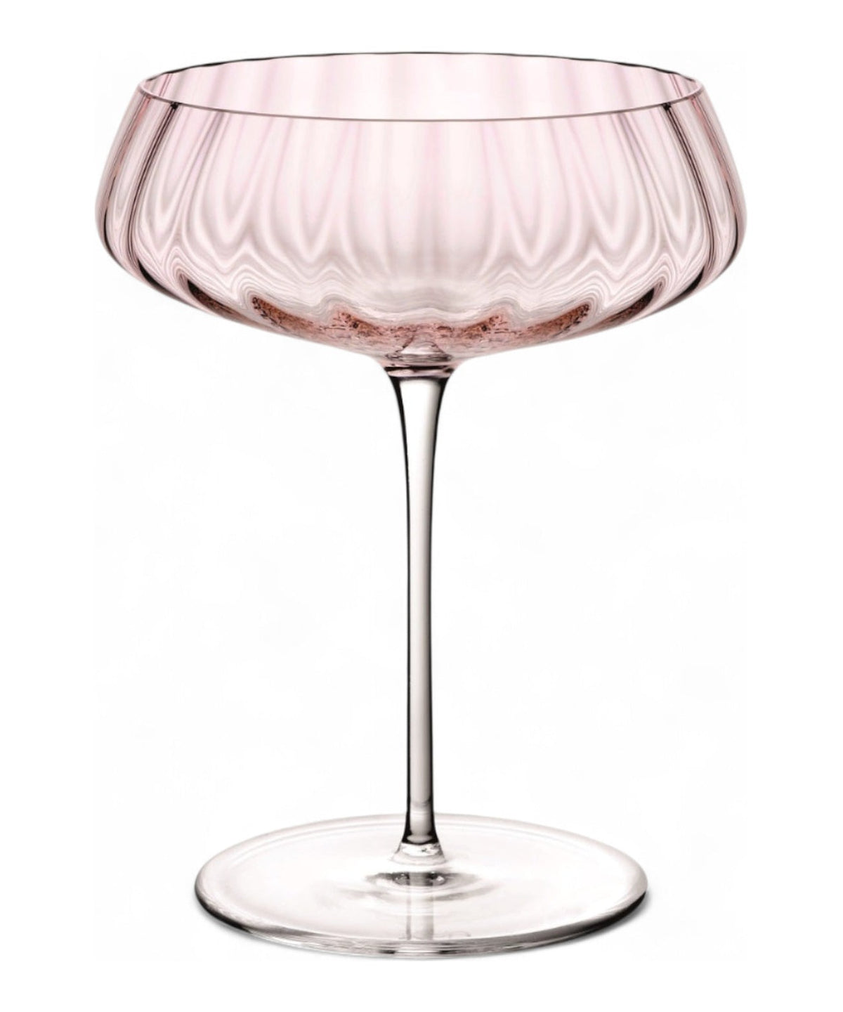 Set 2 coppe Round Up rosa antico NUDE in cristallo senza piombo